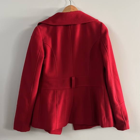 Red pea coat - Picture 3 of 3